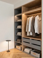 Armoire personnalisée durable avec porte en verre, à assembler soi-même, pour chambre moderne, cuisine, salon