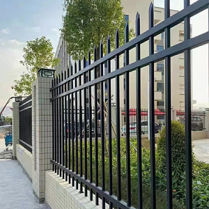 高品質セキュリティ錬鉄製フェンス、金属製鉄棒フェンスとゲート、庭用装飾金属フェンス（米国市場向け） - Product Image 2