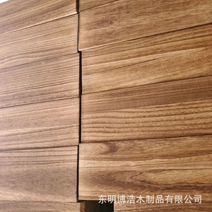 Planches en bois massif 430x150x15mm, panneaux en pin rustique, rectangulaires, origine Shandong - Product Image 5
