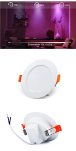 ไฟ<span class=keywords><strong>ดาวน์</strong></span>ไลท์ฝังฝ้าเพดาน DUSKTEC ขนาด 3 นิ้ว 4 นิ้ว 7W 10W RGB CCT  ไฟ LED อัจฉริยะ - Product Image 6