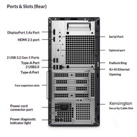 Nuevo en Stock: Computadora de Torre Dell Pro QCT1250, Intel Core I7-12700, 16GB/32GB RAM DDR5, 512GB/1TB SSD, PC de Escritorio para Ingeniería y Oficina