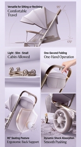 Cochecito 2 en 1 Walker/Boss Baby, Productos para Bebés de Todo Tipo, Incluye Cochecito y Hamaca, Equipo para Bebés 3 en 1, Duradero y Portátil - Product Image 5
