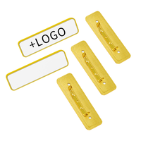 Placa de Identificación Personalizada con Diseño DIY, Logotipo Personalizado, Botón Magnético, Rectángulo en Blanco para Sublimación