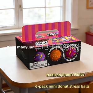 Mini Donuts de Descompresión con Relleno de Crema, Juguete Antiestrés de Rebote, Venta Caliente Transfronteriza, 6 Cajas - Product Image 5