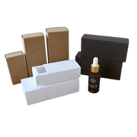 Boîte d'emballage de savon en papier kraft imprimé sur mesure avec lamination mate, recyclable, tailles personnalisées pour l'envoi postal