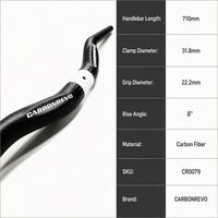 Guidon de trottinette électrique Carbonrevo en alliage d'aluminium – Pièce de rechange améliorée pour une utilisation fluide, durable et légère