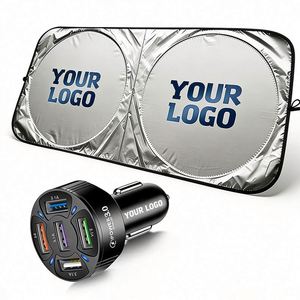 Parasol Plegable para Coche con Logotipo Personalizado Impreso al por Mayor, Parasol para Parabrisas, Regalo Promocional para Concesionarios de Automóviles - Product Image 1