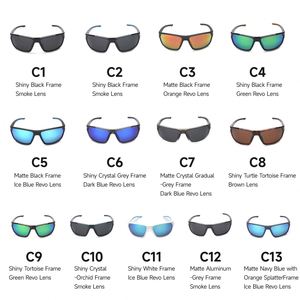 Lunettes de soleil pour sports nautiques en plein air, logo personnalisé, verres polarisés bleus UV400, pêche, surf, lentilles TAC - Product Image 6