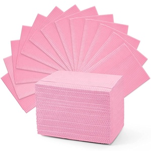 Forniture mediche biodegradabili monouso prodotti dentali rosa bavaglino dentale per il tatuaggio di bellezza fornitura - Product Image 2