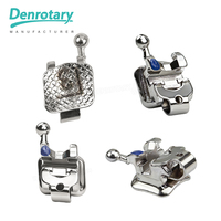 Appareils orthodontiques dentaires auto-ligaturants actifs Roth MBT, brackets métalliques de haute précision pour blanchiment des dents