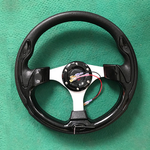 Custom Racing Steering <b>Wheel</b> 13 Inch 320mm PU Material 3 <b>Spokes</b> For Car Use - Product Image 2