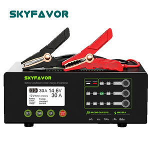 Chargeur de batterie intelligent réglable 12V 24V 30A multifonction universel pour batteries au plomb-acide et au lithium LiFePO4 - Product Image 2