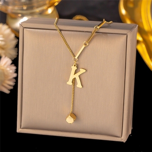 <span class=keywords><strong>Collana</strong></span> in Acciaio Inossidabile <span class=keywords><strong>con</strong></span> Ciondolo a Forma di <span class=keywords><strong>Lettera</strong></span> <span class=keywords><strong>M</strong></span>, Gioiello Inossidabile <span class=keywords><strong>con</strong></span> Iniziale per Donne - Product Image 2