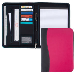 ที่กำหนดเองโลโก้ธุรกิจหนัง PU ราคาถูกกระเป๋าเอกสารโฟลเดอร์ผู้จัดการผู้ผลิตสำหรับโรงเรียน - Product Image 2