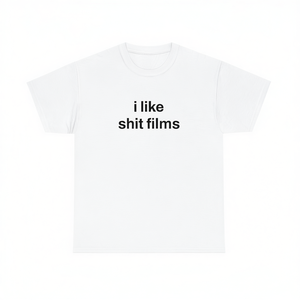 T-shirt « J'aime les films nuls », humoristique, ironique, cadeau pincé au poignard, style Y2K tendance - Product Image 1