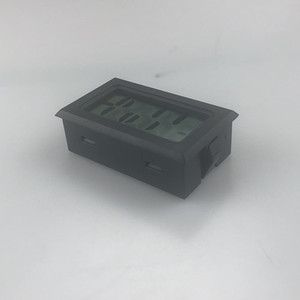 Digital Thermometer Lcd Display Mini Embedded Car Aquarium Fridge Temperature Sensor Black White Plastic Battery Powered - Product Image 3