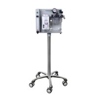Équipement vétérinaire, appareil d'anesthésie vétérinaire portable, alimentation manuelle/électrique, débit d'oxygène 25-75L/min, pour chiens/chats/chèvres