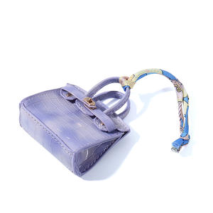 Mini <span class=keywords><strong>porte</strong></span>-<span class=keywords><strong>monnaie</strong></span> en cuir PU avec fermeture ouverte, texture en nœud, <span class=keywords><strong>porte</strong></span>-clés <span class=keywords><strong>portable</strong></span> - Product Image 2