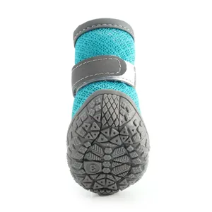 Scarpe Traspiranti per Cani di Piccola Taglia, Set da 4 Pezzi, Stile Sportivo in Gomma e Cotone per Cuccioli, Ideali per Pavimenti Caldi e Gatti - Product Image 5