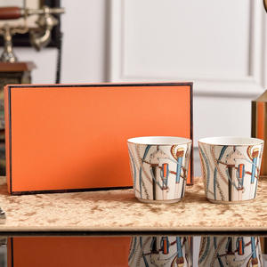 Tasse rétro simple à tenir à la main, idéale pour la maison, le bureau, le thé de l'après-midi, ou comme cadeau de mariage ou de banquet. - Product Image 6