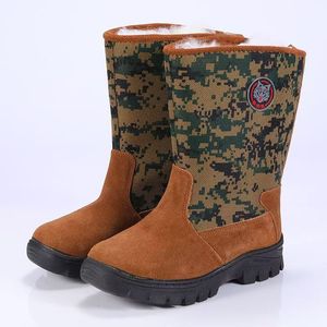 Botas de Nieve de Lana para Hombre, de Caña Alta, con Suela de Goma Gruesa Antideslizante, Cálidas para Invierno - Product Image 2