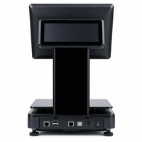 Báscula inteligente con reconocimiento IA, terminal POS con doble pantalla de 15.6 pulgadas, Windows, procesador Intel i5, caja registradora todo en uno con escáner QR
