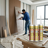 Colle liquide multi-surfaces, résistante aux intempéries, imperméable, pour bois, aluminium, pierre, acrylique, projets de bricolage