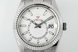 Reloj Mecánico de Lujo de la Mejor Calidad, Sumergible, 42 mm, Fábrica ZF, Movimiento 2824, 326934, Acero 904L, Multifunción, Blanco - Product Image 2