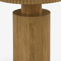 Table d'appoint ronde moderne en bois, table de chevet cylindrique, table d'appoint de canapé pour salon, appartement, hôtel, mobilier de maison