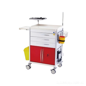 Carro de Emergencia Médico Kang Jun 650x480x900mm con Frenos para Medicación y Cambio de Apósitos, Carro Móvil de Hospital - Product Image 2