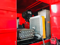 Machine de nettoyage à jet d'eau haute pression, équipement de nettoyage à jet d'eau haute pression, 20300 Psi, pour le nettoyage des tambours de bétonnières, des camions-citernes et des réservoirs