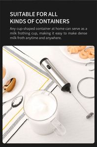 Compact Electric <b>Milk</b> Frother, Coffee <b>Milk</b> Frother, Rechargeable Type -C Charging <b>Milk</b> Frother,Mini Mixer - Product Image 3