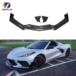 High End Brand New Auto <strong>Parts</strong> Upgrade Car Bumper Bodykit Carbon Fiber Front Lip for Chevrolet <strong>Corvette</strong> C8 - Product Image 1