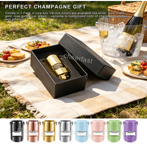 Tapón de Vacío Reutilizable para Conservar <span class=keywords><strong>Vino</strong></span> de la Marca Cheerfast, con Función Antiderrames para <span class=keywords><strong>Vino</strong></span> <span class=keywords><strong>Espumoso</strong></span> - Product Image 6