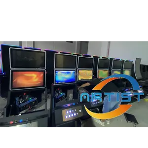 Kim Loại tủ trò chơi Arcade máy để bán màn hình cảm ứng kép Fusion 5 trong 1 siêu khóa nó rồng điện lửa liên kết trò chơi hội đồng quản trị