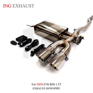 Sistema de Escape de Acero Inoxidable de Alta Calidad ING, Valvetronic Catback de Instalación Directa para <span class=keywords><strong>MINI</strong></span> F56 B38 1.5T, Piezas de Alto Rendimiento - Product Image 6