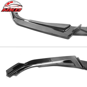 Protector de Parachoques Delantero para Honda Accord 2018-2021, Estilo IKON V2, Kit de 3 Piezas, PP Negro Brillante, Difusor, Protector de Mentón - Product Image 6