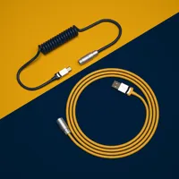 Accessoires clavier AKKO 1.7m type-C câble spiralé pour clavier aviateur vente en gros