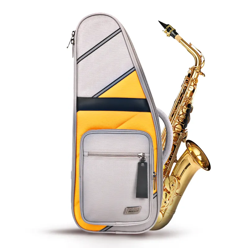 Bolsa para saxofone saxofone portátil, bolsa para instrumento musical de alta qualidade, material oxford de alta qualidade, estojo personalizado