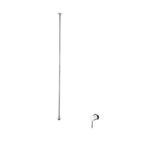 Colonna Lavabo a Sospensione WEIHAO Moderna in Ottone, Montaggio a Parete, 2 Fori, Alimentazione Acqua Calda e Fredda, Tubo Dritto, Montaggio a Soffitto - Product Image 4