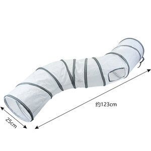 Hete Verkoop Milieuvriendelijk Indoor Speeltunnel Opvouwbaar Rond Schattig Kattenbed Opvouwbaar Speelgoed Kleurrijk Peek Gat Gemaakt Tunnel - Product Image 1