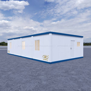 3 maisons conteneurs modernes, 2 chambres, plans de 20 à 40 pieds, dessins, maisons préfabriquées modulaires à 3 chambres avec salon, structure en acier - Product Image 2