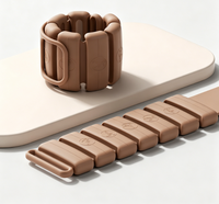 Poids réglables en silicone pour jambes et poignets, kit d'haltères portables et durables pour Pilates, idéal pour l'entraînement
