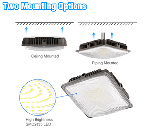 Luz LED para Estacionamiento Interior con Eficiencia de 150lm/W~160lm/W, Certificación EPR, ROHS y CE, 40W, 60W, 120W, para Gasolineras - Product Image 6