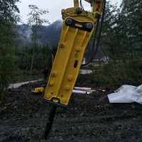 Moteur et boîte de vitesses spéciaux pour brise-roche hydraulique LS Mining Quarrying pour excavatrice de 20 à 50 tonnes, marteau-piqueur pour roche dure et granit