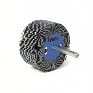 Ttake Abrasive Cloth Flap <b>Wheel</b> 60x50 Mm With 6 Mm Shaft For Metal <b>Grinding</b> - Product Image 2