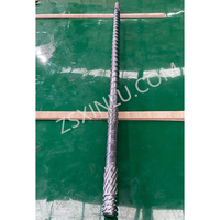 Barril de tornillo extrusor de PE nitrurado directo de fábrica para máquina extrusora de plástico de filamento personalizado