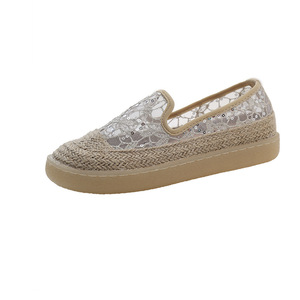 Mocasines planos de verano para mujer con recortes de malla, zapatos planos con fragancia de <span class=keywords><strong>pescador</strong></span> de un pie, cierre deslizante - Product Image 5