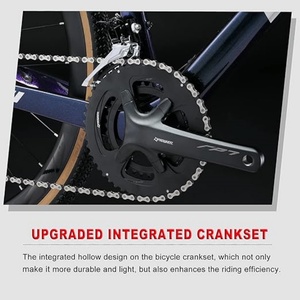 Bicicleta de Carretera KABON <span class=keywords><strong>R7000</strong></span> 22S de Aluminio con Cuadro de Carbono 700C, 22 Velocidades, Frenos de Disco Mecánicos, Ruedas de Aluminio, Ligera, 13.5kg - Product Image 3
