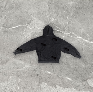 Heavyweight 420 450 Gsm Oversized Cropped Pullover Hoodie Hombres Ropa de calle personalizada 100% Cotton Terry Fabric XL Alta calidad - Product Image 2